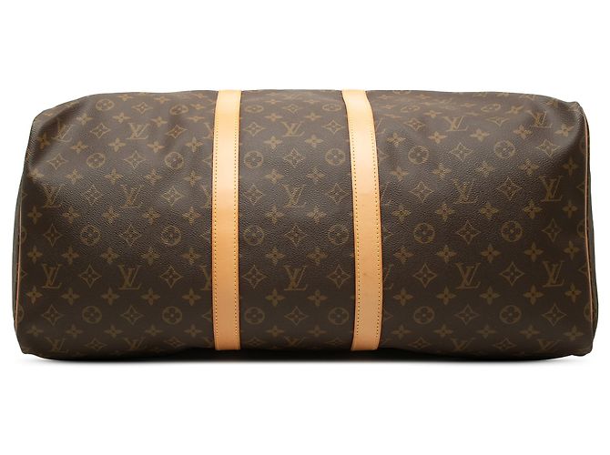 Louis Vuitton Brown Monogram Keepall 55 - vista 3