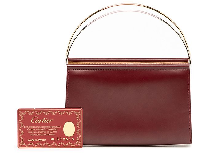 Borsa Cartier Trinity in pelle rossa - vista 6