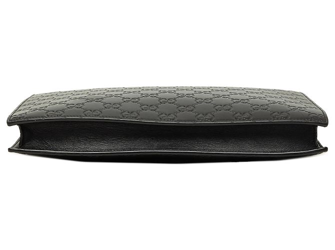 Clutch Gucci Black Guccissima - vista 3