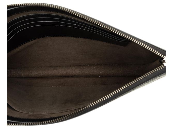 Clutch Gucci Black Guccissima - vista 4
