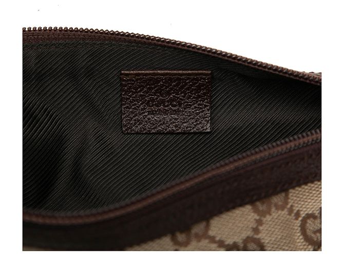 Astuccio Gucci in tela GG beige - vista 5