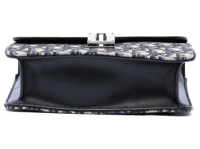 Dior Blue Mini Oblique Canvas Saddle Convertible Gürteltasche - Ansicht 3