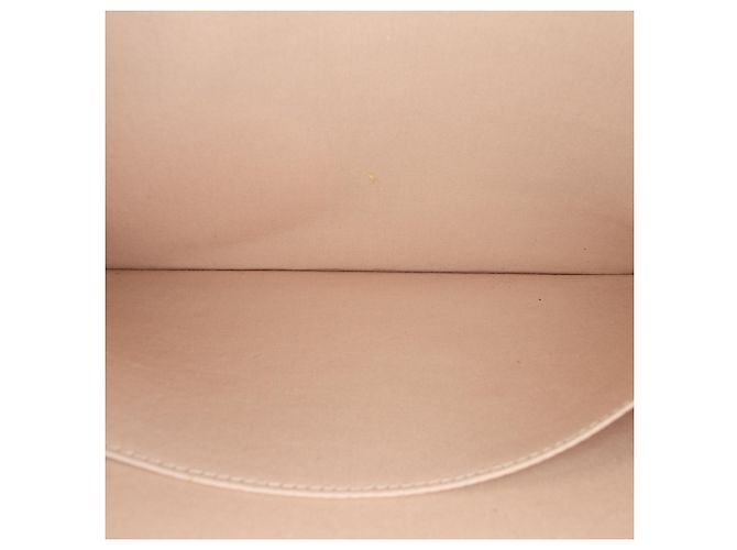 Clutch Chloé C Flat em couro com relevo de crocodilo verde - vista 4