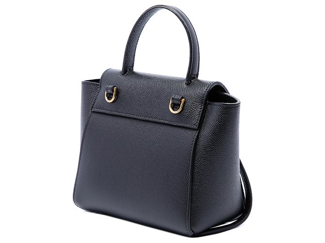 Belt Bag Céline Bolsa de cintura Celine em couro de bezerro grão Pico preto - vista 2