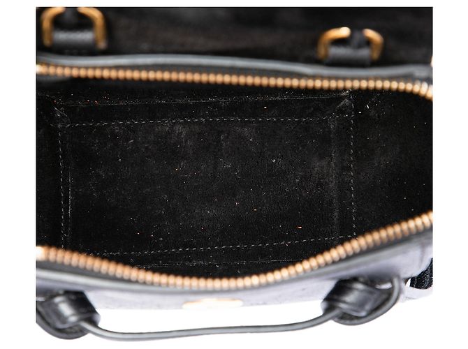 Belt Bag Céline Bolsa de cintura Celine em couro de bezerro grão Pico preto - vista 4