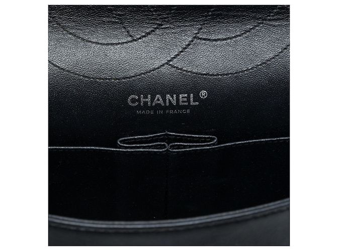 Chanel Black Quilted Aged Calfskin Reissue 2.55 Double Flap 227 - vista 5
