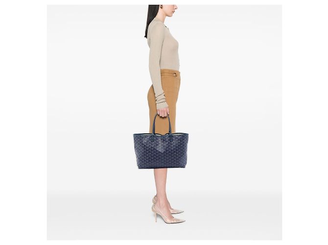 Goyard Blue Goyardine Saint Louis PM - vista 5