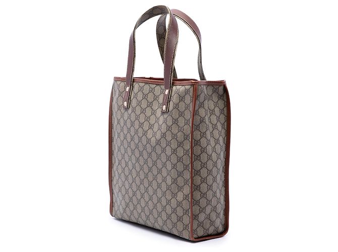 Tote Gucci Beige GG Supreme Web - vista 2