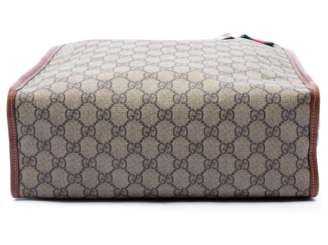 Tote Gucci Beige GG Supreme Web - vista 3