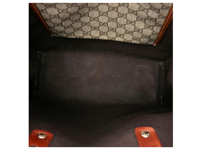 Tote Gucci Beige GG Supreme Web - vista 4