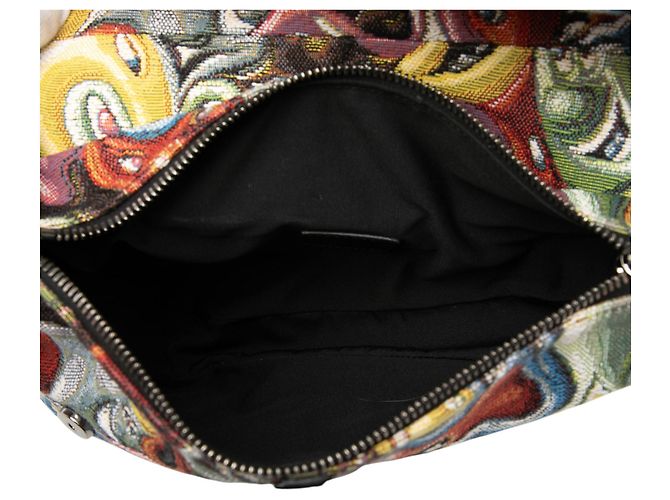 Dior Yellow Kenny Scharf Canvas Saddle Crossbody - Ansicht 4
