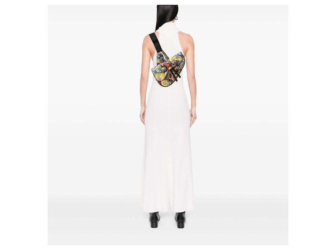Dior Yellow Kenny Scharf Canvas Saddle Crossbody - Ansicht 6