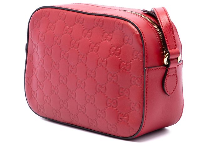 Borsa Camera Gucci Red Guccissima - vista 2