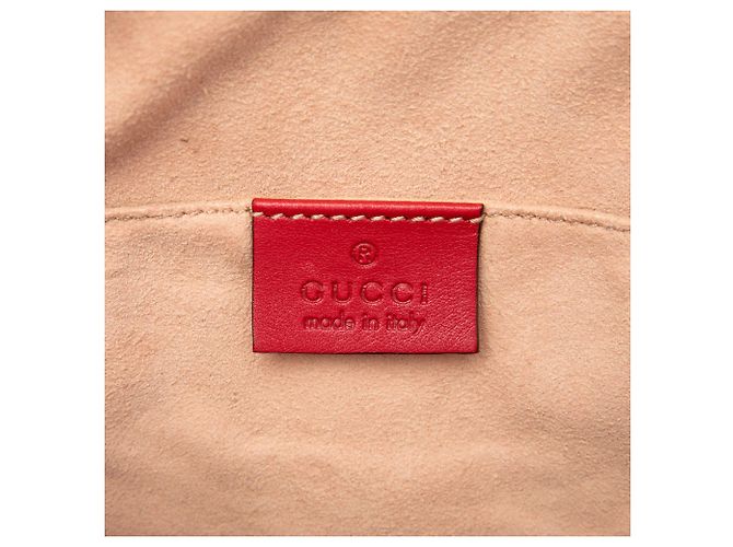 Borsa Camera Gucci Red Guccissima - vista 5