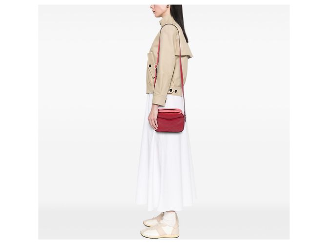 Borsa Camera Gucci Red Guccissima - vista 6