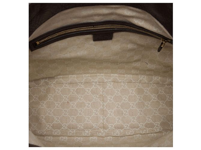 Bolsa Gucci Diana em couro de bezerro marrom com alça de bambu - vista 4