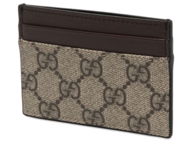 Tarjetero Gucci Beige GG Supreme - vista 2