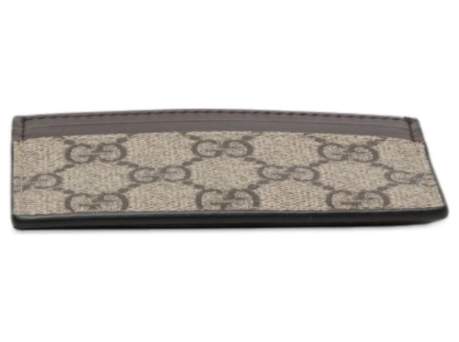 Tarjetero Gucci Beige GG Supreme - vista 3