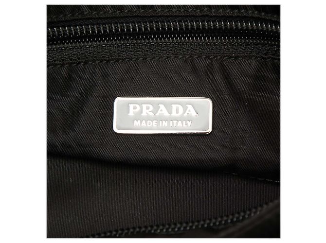 Prada Handtasche aus schwarzem Tessuto - Ansicht 5