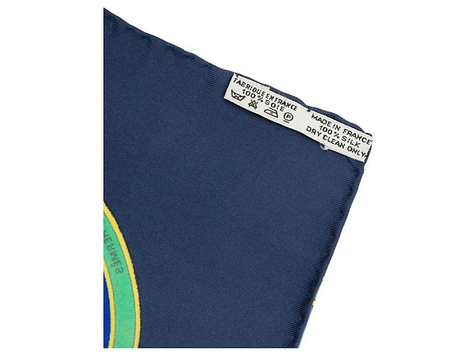 Hermès Blue Qu Importe Le Flacon Seidentuch 90 - Ansicht 4