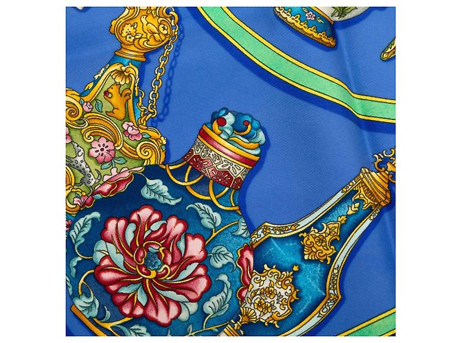 Hermès Blue Qu Importe Le Flacon Seidentuch 90 - Ansicht 8