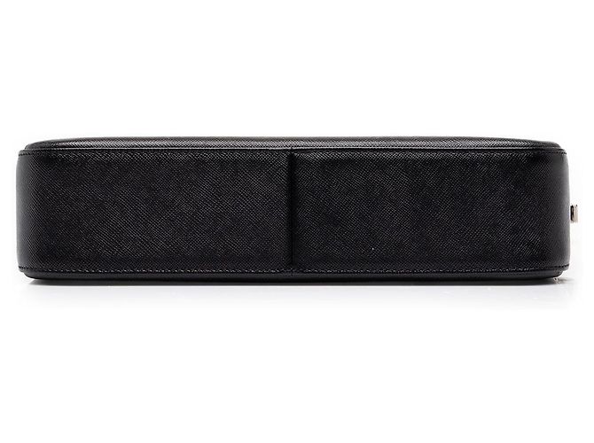 Borsa a tracolla Burberry in pelle nera - vista 3