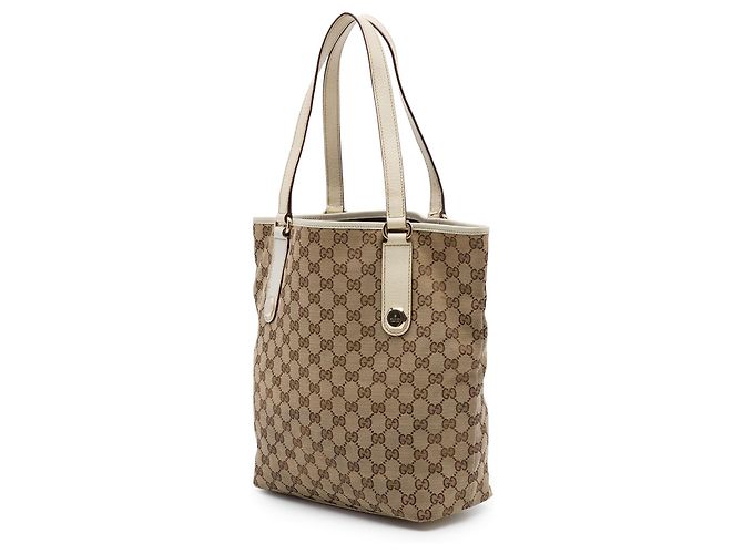 Gucci Beige GG Canvas Charmy Tote - Ansicht 2