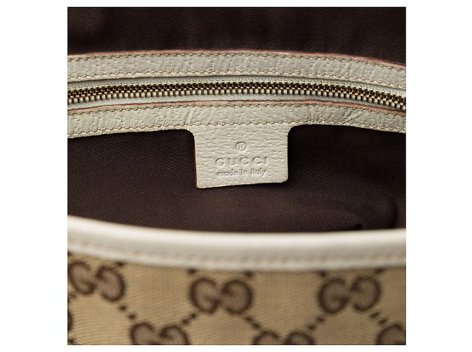 Gucci Beige GG Canvas Charmy Tote - Ansicht 5