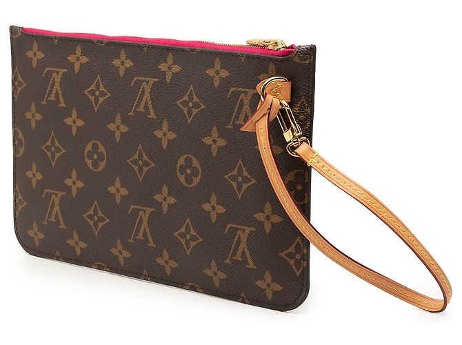 Louis Vuitton Brown Monogram Neverfull MM Pouch - Ansicht 2