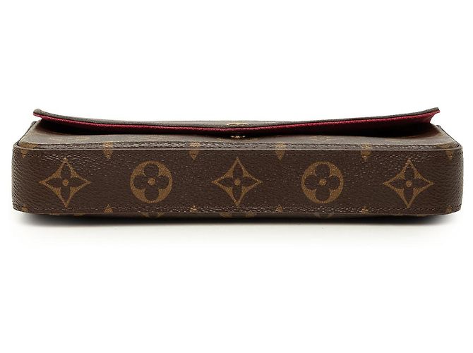 Pochette Félicie Louis Vuitton Brown Monogram Pochette Felicie - vista 3