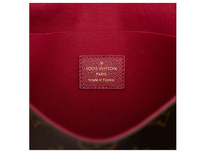 Pochette Félicie Louis Vuitton Brown Monogram Pochette Felicie - vista 5