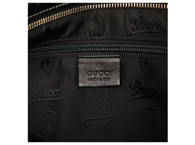 Borsa a tracolla Gucci Black Guccissima - vista 5