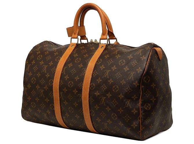 Louis Vuitton Brown Monogram Keepall 45 - vista 2