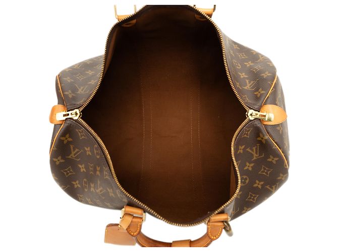 Louis Vuitton Brown Monogram Keepall 45 - vista 4
