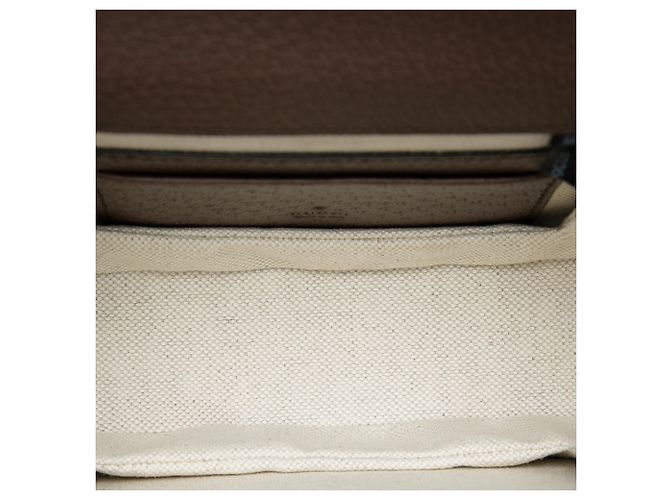 Bamboo Borsa Gucci Mini Jumbo GG Canvas 1947 con manico in bambù, Beige - vista 4