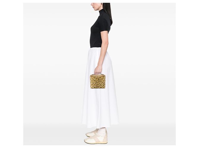 Céline Celine Beige Triomphe Coated Canvas Leopard Print Vanity Case - Ansicht 6