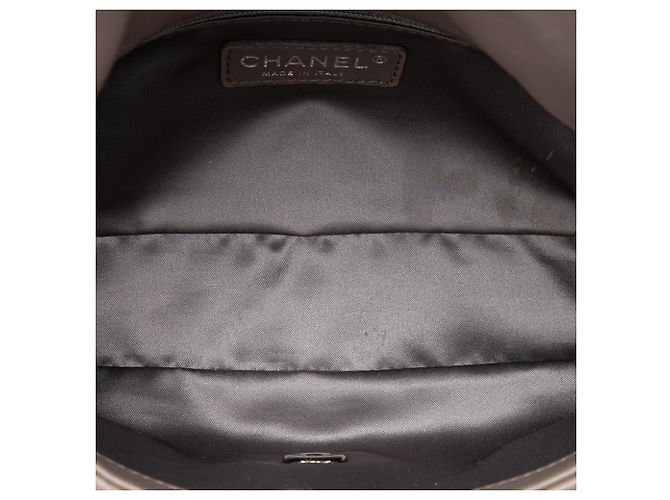 Chanel Brown Lambskin Funny Tweed Flap - vista 4
