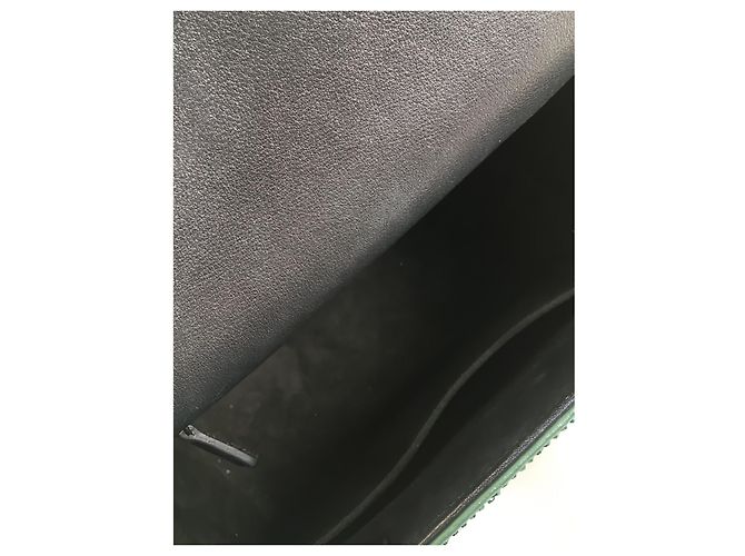 Dior Green Medium Crystal Embellished Calfskin Checkered Lady Dior - vue 10