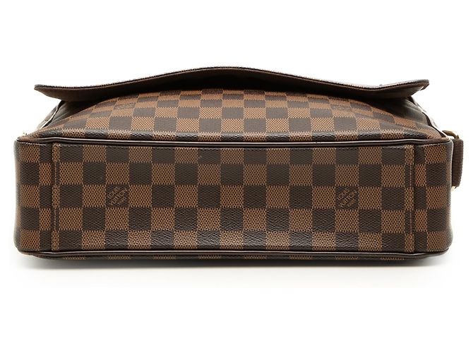 Louis Vuitton Brown Damier Ebene Shelton MM - vista 3