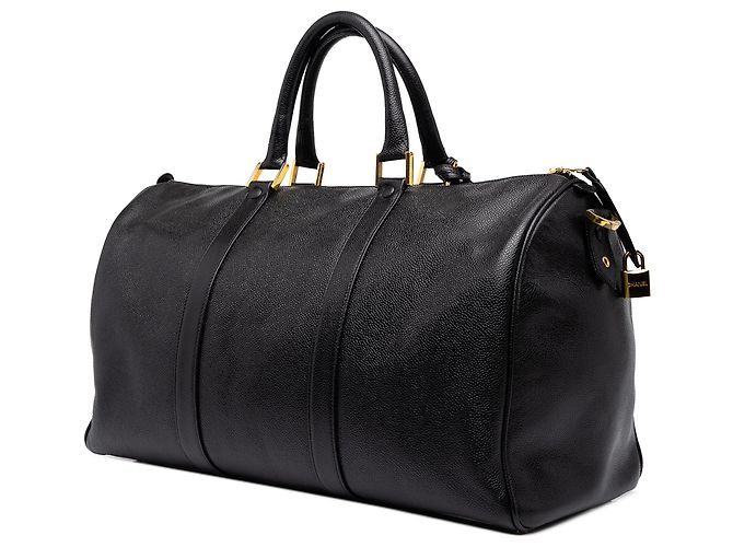 Bolsa Duffle Chanel Black CC Caviar - vista 2
