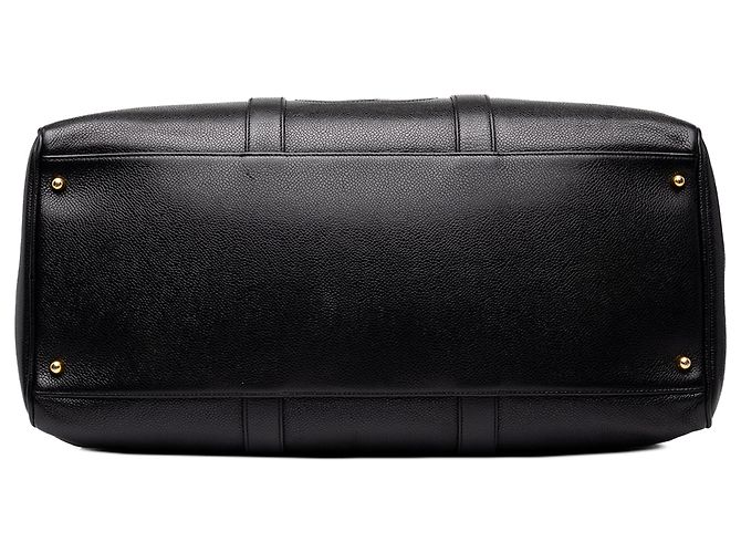 Bolsa Duffle Chanel Black CC Caviar - vista 3