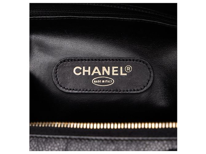 Bolsa Duffle Chanel Black CC Caviar - vista 5