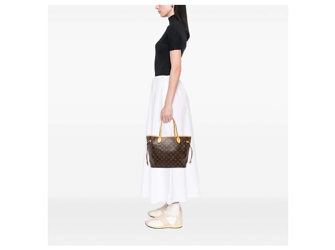 Louis Vuitton Brown Monogram Neverfull MM - vista 6