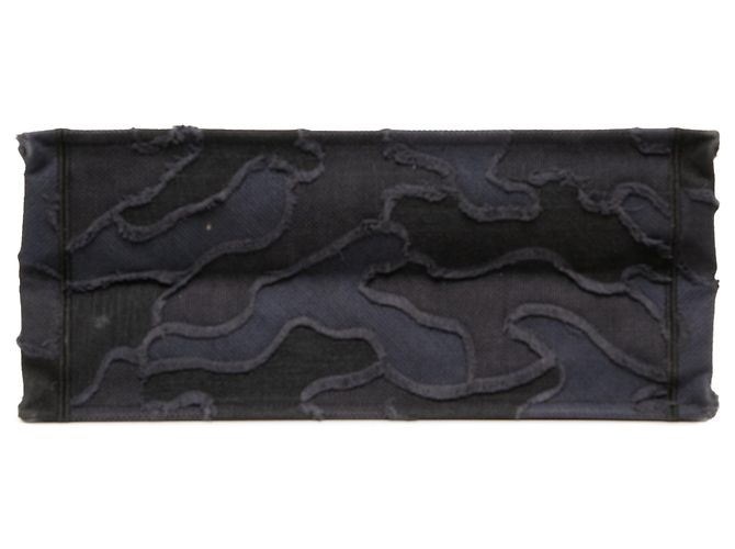 Dior Blue Large Embroidered Canvas Camouflage Book Tote - Ansicht 3