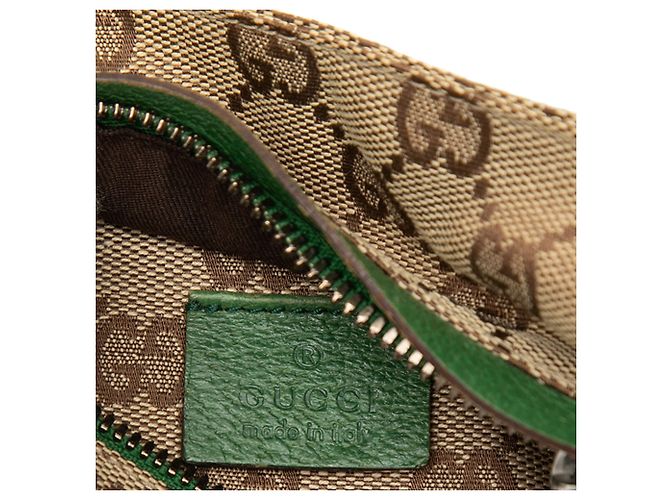 Bolso cinturón Gucci Beige GG Canvas Web con doble bolsillo - vista 5