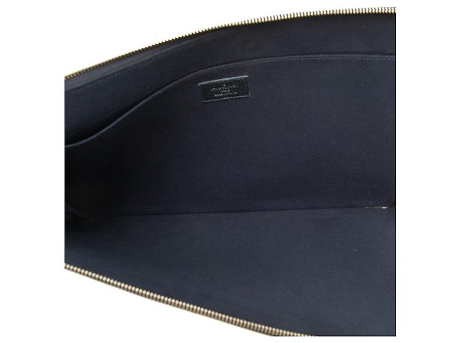 Louis Vuitton Blue Taurillon Initials Circle Pochette Jour GM - vista 4