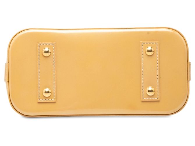 Louis Vuitton Yellow Monogram Vernis Alma BB - Ansicht 3