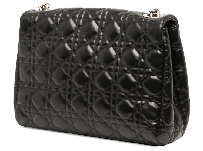 Dior Black Lambskin Cannage Soft Flap - Ansicht 2