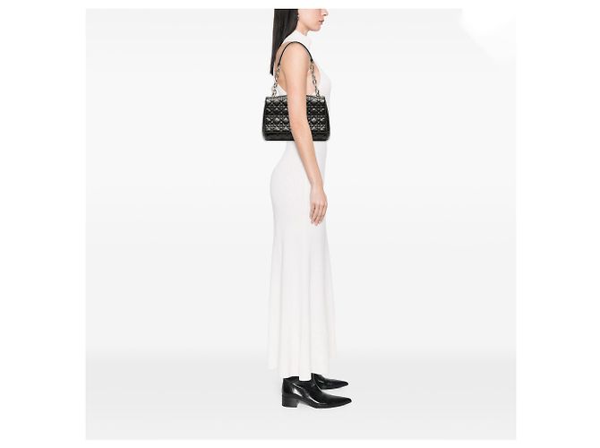Dior Black Lambskin Cannage Soft Flap - Ansicht 5