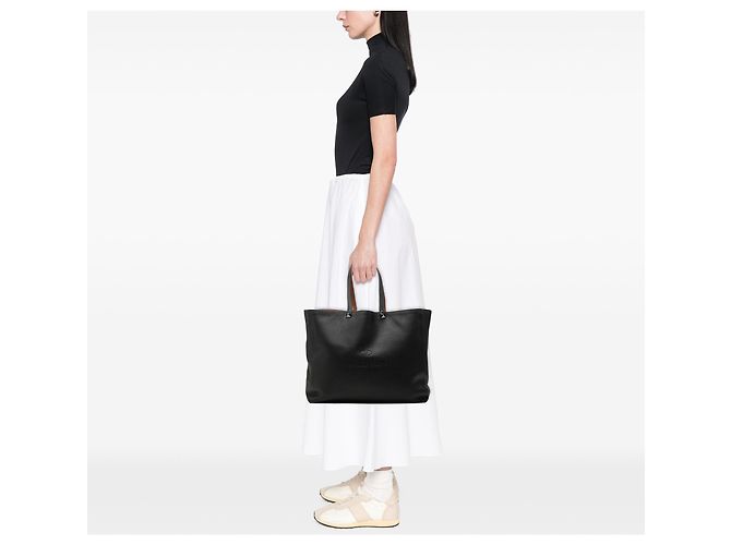 Valentino Rockstud Reversible Identity Tote aus schwarzem Leder - Ansicht 6
